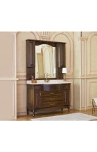 Capan -120 темная полукруг (столешница+умывальник)