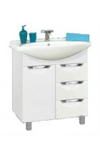 Орхидея - 65 Тумба с 3 ящ. белая эмаль П-Орх01065-0113Я