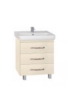 Эмилия -60 Тумба напольная с 3 ящ бежевая П-Эми01060-0313Я