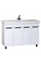 София - 120 Тумба прямая белая эмаль П-Соф01120-011Пр