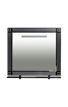 Venezia 75 черное с серебром Л-Внц03075-553