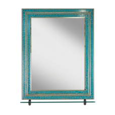 Fresko - 75 Зеркало с пол. Краколет зеленый патина Л-Фре03075-0317