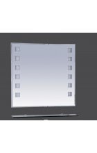 Эллада - 75 Зеркало с черной полочкой (свет) П-Элл03075-44Св Эллада - 75 Зеркало с черной полочкой (свет) П-Элл03075-44Св