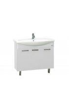 Джулия 105 Тумба прямая белая White White Л-Джу01105-5210Пр Джулия 105 Тумба прямая белая White White Л-Джу01105-5210Пр