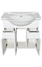 Жасмин 76 с 2-мя ящиками белая П-Жас01075-0112Я