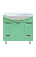 Орхидея - 85 Тумба 2 ящ. салатовая эмаль П-Орх01085-0712Я