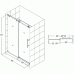 Душевая дверь Domustar EF11 раздвижные (180х195)