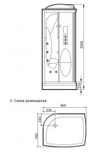 Душевая кабина Edelform EF-2200/EF-3050T