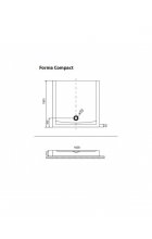 Душевой поддон Excellent Forma Compact 100x100 (белый)