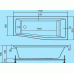 Акриловая ванна OSM Медея-170