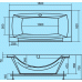 Акриловая ванна OSM Нереида