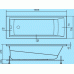Акриловая ванна OSM Орион-170